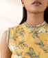 Women's Unstitched Light Khaddar Yellow Printed 2 Piece Suit